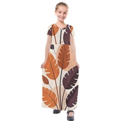 Kids  Short Sleeve Maxi Dress 