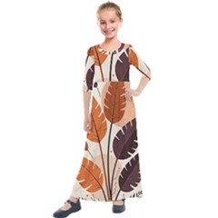 Kids  Quarter Sleeve Maxi Dress 