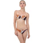 Leaves Boho Monster Nature Classic Bandeau Bikini Set