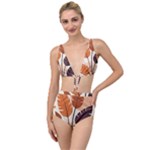 Leaves Boho Monster Nature Tied Up Two Piece Swimsuit