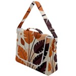 Leaves Boho Monster Nature Box Up Messenger Bag