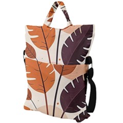 Fold Over Handle Tote Bag 