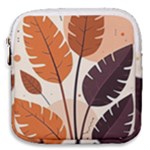 Leaves Boho Monster Nature Mini Square Pouch