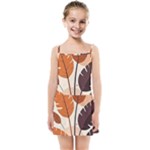 Leaves Boho Monster Nature Kids  Summer Sun Dress