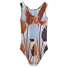 Kids  Cut-Out Back One Piece Swimsuit 