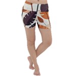 Leaves Boho Monster Nature Lightweight Velour Yoga Shorts