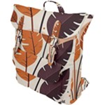 Leaves Boho Monster Nature Buckle Up Backpack