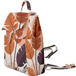 Leaves Boho Monster Nature Buckle Everyday Backpack