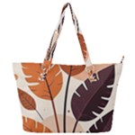 Leaves Boho Monster Nature Full Print Shoulder Bag