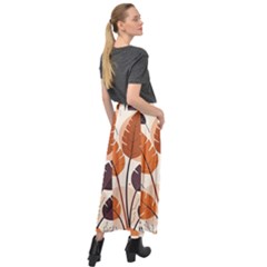 Velour Split Maxi Skirt 