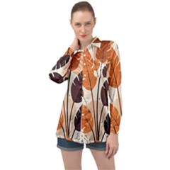 Long Sleeve Satin Shirt 