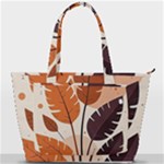 Leaves Boho Monster Nature Back Pocket Shoulder Bag 