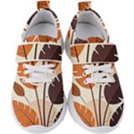 Leaves Boho Monster Nature Kids  Velcro Strap Shoes