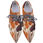 Leaves Boho Monster Nature Pointed Oxford Shoes