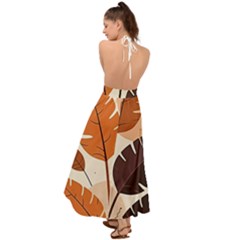 Backless Maxi Beach Dress 