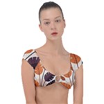 Leaves Boho Monster Nature Cap Sleeve Ring Bikini Top