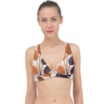 Leaves Boho Monster Nature Classic Banded Bikini Top