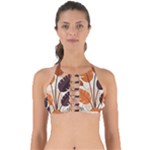 Leaves Boho Monster Nature Perfectly Cut Out Bikini Top