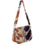 Leaves Boho Monster Nature Saddle Handbag