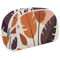 Leaves Boho Monster Nature Make Up Case (Medium) from ArtsNow.com