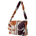 Leaves Boho Monster Nature Full Print Messenger Bag (L)