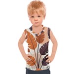 Leaves Boho Monster Nature Kids  Sport Tank Top