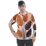 Leaves Boho Monster Nature Men s Pique Long Sleeve T-Shirt