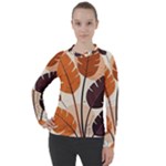 Leaves Boho Monster Nature Women s Pique Long Sleeve T-Shirt