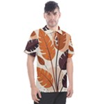 Leaves Boho Monster Nature Men s Polo T-Shirt