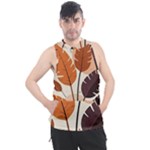 Leaves Boho Monster Nature Men s Sleeveless Hoodie