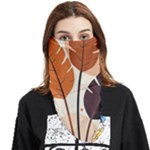 Leaves Boho Monster Nature Face Covering Bandana (Triangle)