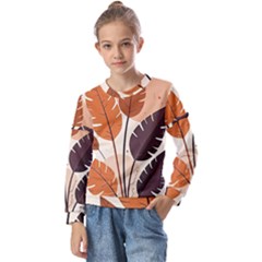 Kids  Long Sleeve T-Shirt with Frill  