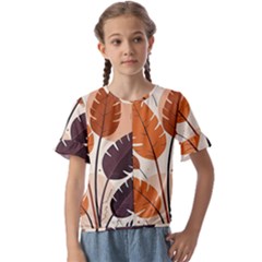 Kids  Cuff Sleeve Scrunch Bottom T-Shirt 