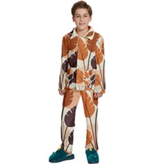 Kids  Long Sleeve Velvet Pajamas Set 