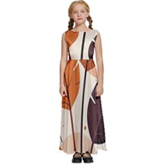 Kids  Satin Sleeveless Maxi Dress 