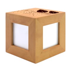 Wood Photo Frame Cube 