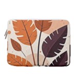 Leaves Boho Monster Nature 13  Vertical Laptop Sleeve Case With Pocket