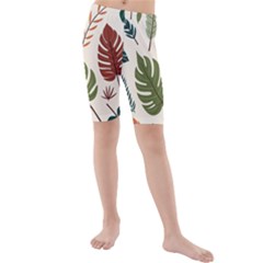 Kids  Mid Length Swim Shorts 