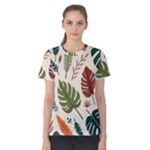 Leaves Autumn Women s Cotton T-Shirt