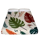 Leaves Autumn Fitted Sheet (Queen Size)