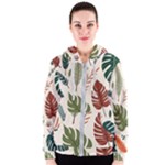 Leaves Autumn Women s Zipper Hoodie