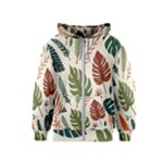 Leaves Autumn Kids  Zipper Hoodie