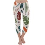 Leaves Autumn Capri Winter Leggings 