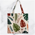 Zipper Grocery Tote Bag 