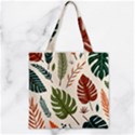 Zipper Grocery Tote Bag 