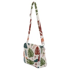 Shoulder Bag with Back Zipper 