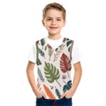 Leaves Autumn Kids  Basketball Tank Top