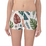 Leaves Autumn Boyleg Bikini Bottoms