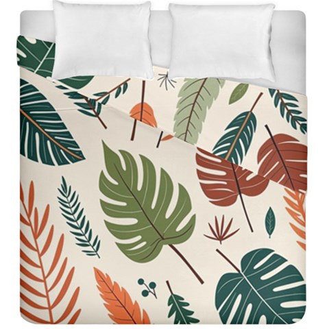 Leaves Autumn Duvet Cover Double Side (King Size) from ArtsNow.com