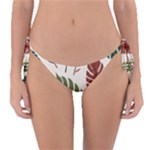 Leaves Autumn Reversible Bikini Bottoms